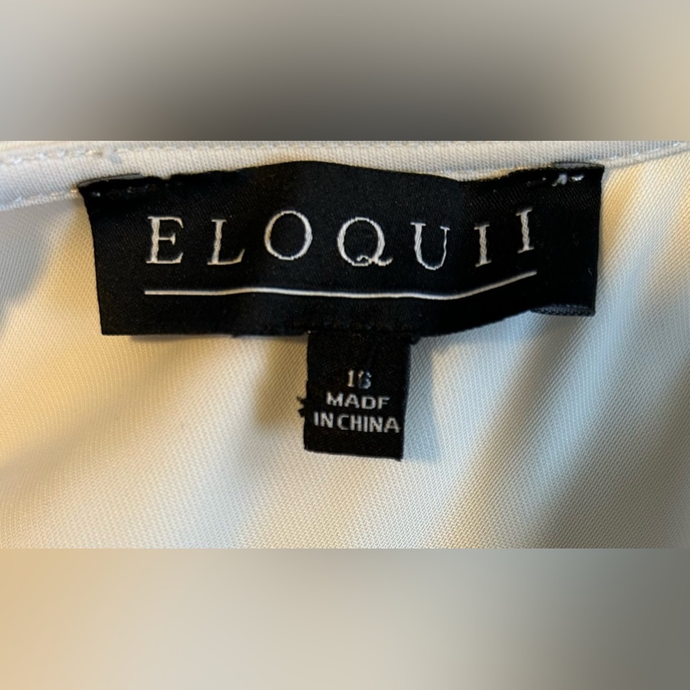 Eloquii Women's Black and White Blouse Size 16 - Picture 7 of 7
